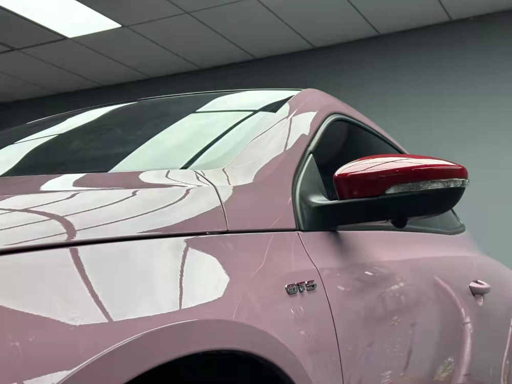 TOPCAR Original Paint Series OOLONG Milk Tea Pink PET Vinyl Wrap Film