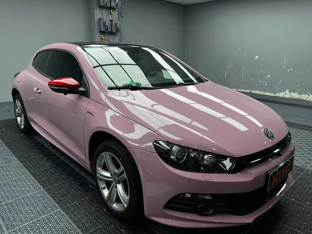 TOPCAR Original Paint Series OOLONG Milk Tea Pink PET Vinyl Wrap Film
