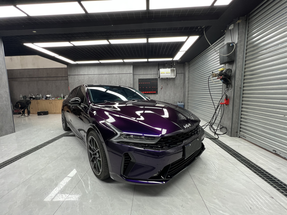 TOPCAR Paint Metallic Midnight Purple Vinyl Wrap Film