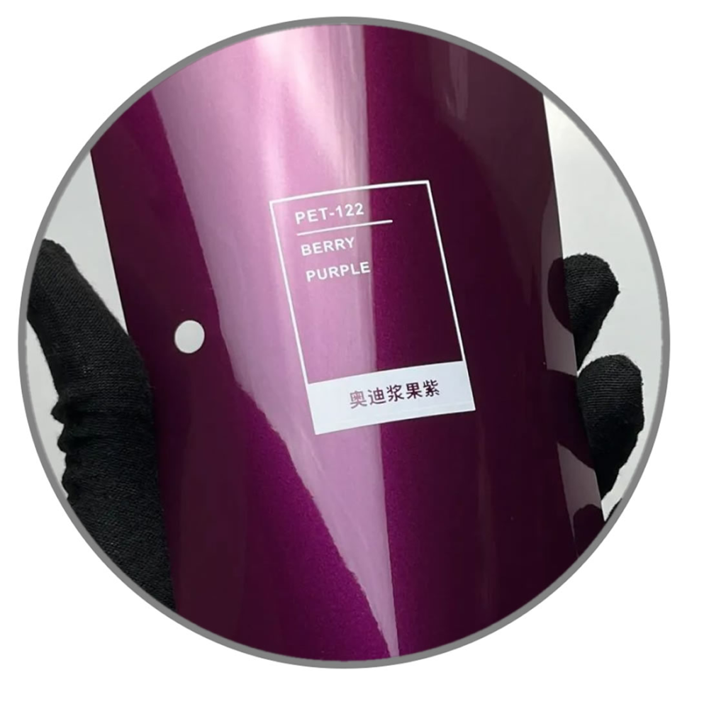 TOPCAR Original Paint Series Berry Purple PET Vinyl Wrap Film
