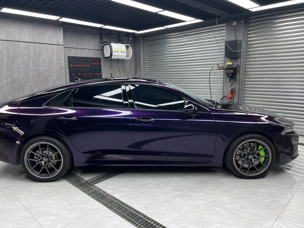 TOPCAR Paint Metallic Midnight Purple Vinyl Wrap Film