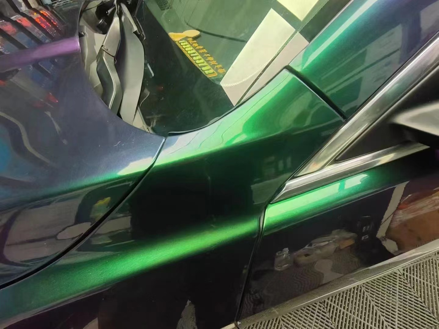 TOPCAR Original Paint Series Green Galaxy PET Vinyl Wrap Film