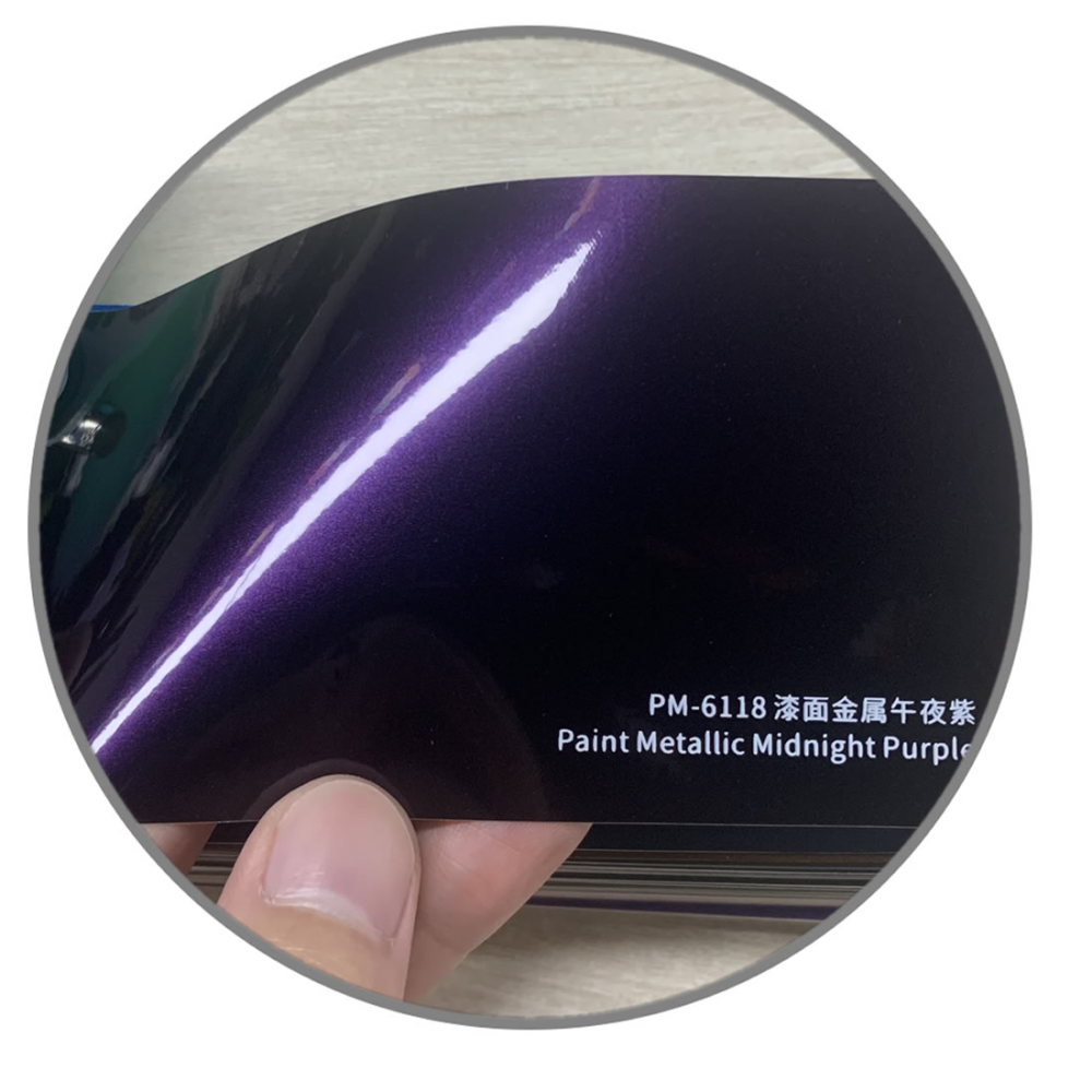 TOPCAR Paint Metallic Midnight Purple Vinyl Wrap Film