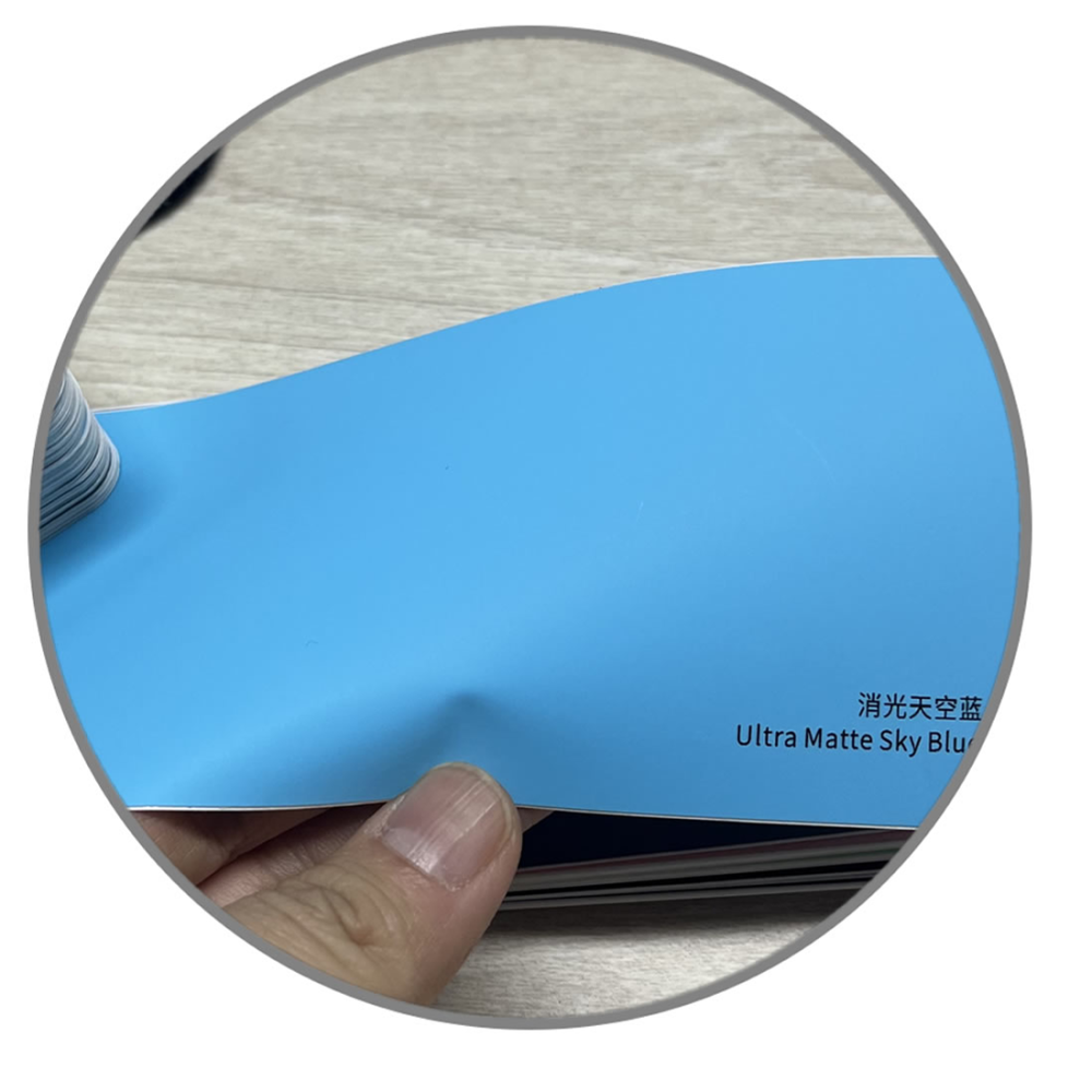 TOPCAR Ultra Matte Sky Blue Vinyl Wrap Film
