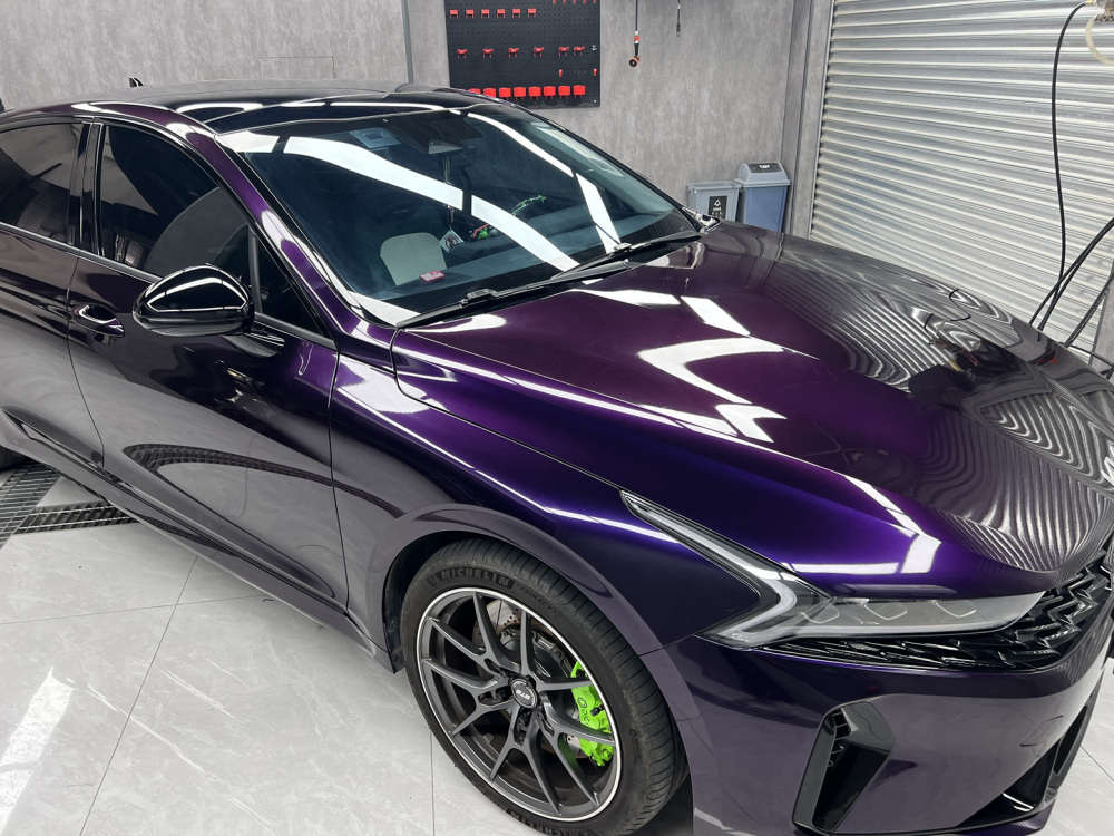 TOPCAR Paint Metallic Midnight Purple Vinyl Wrap Film