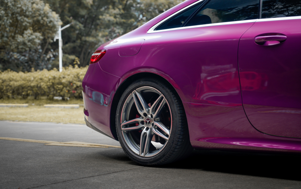 TOPCAR Original Paint Series Berry Purple PET Vinyl Wrap Film