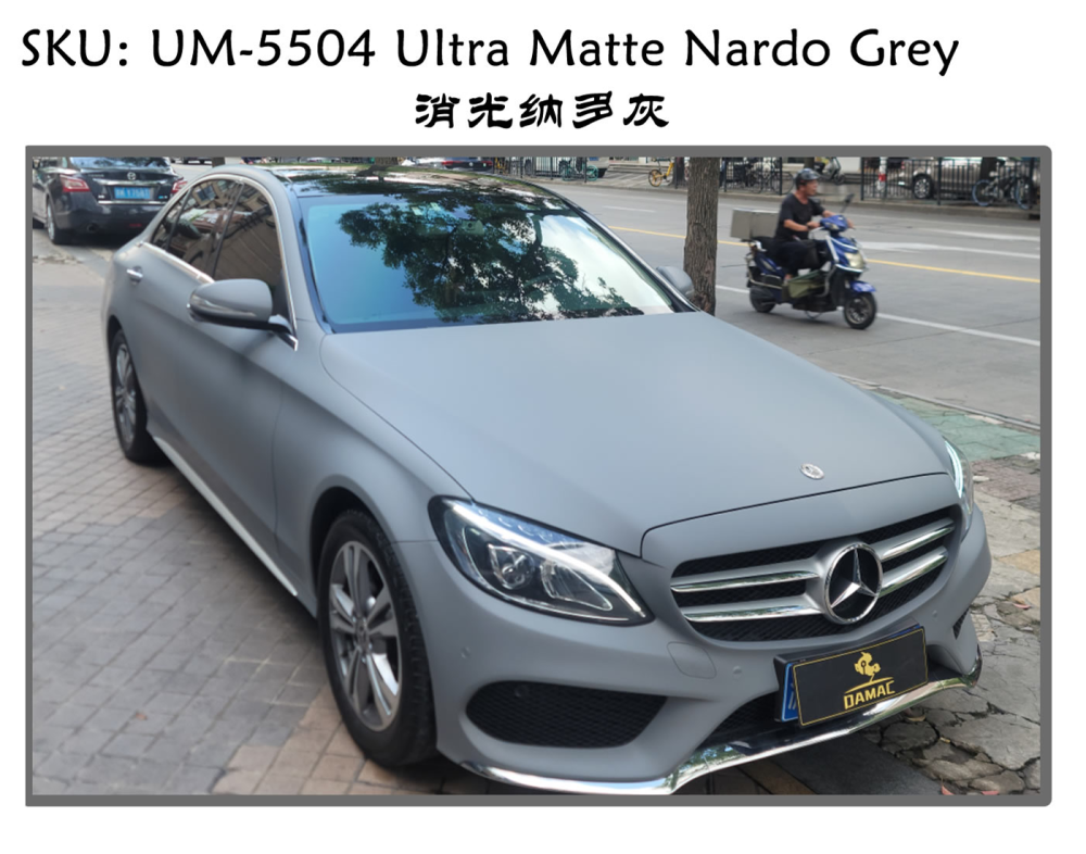 TOPCAR Ultra Matte Nardo Grey Vinyl Wrap Film