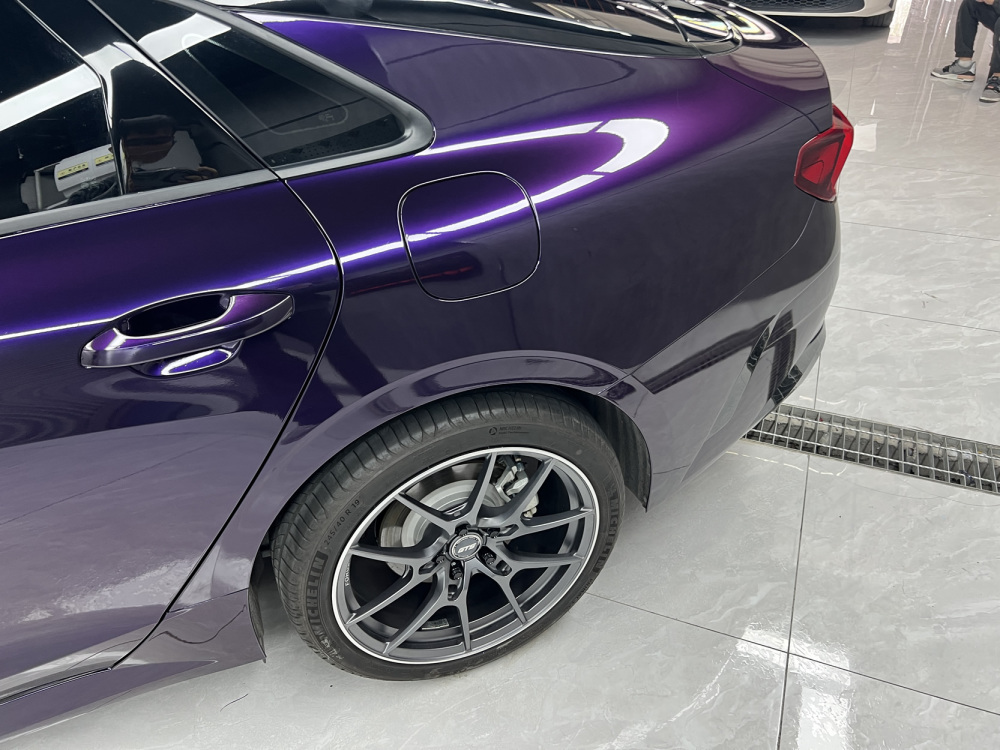 TOPCAR Paint Metallic Midnight Purple Vinyl Wrap Film
