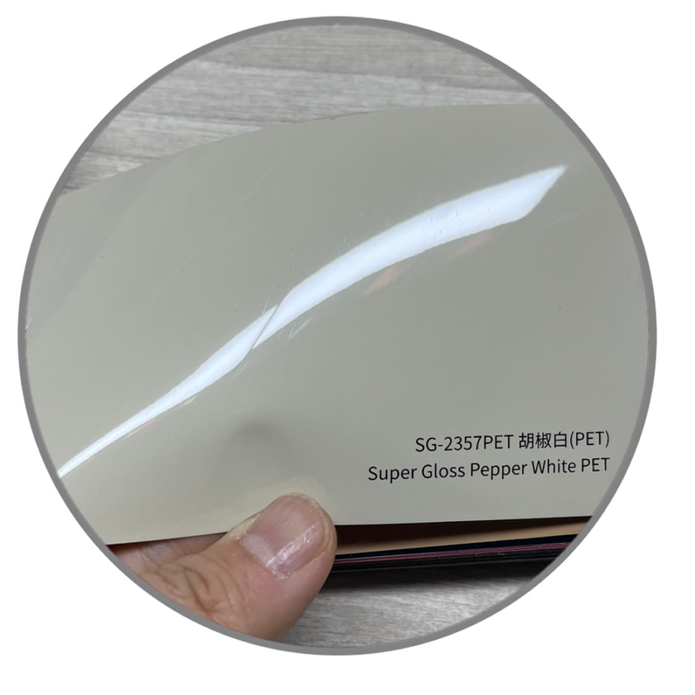 TOPCAR Super Gloss Pepper White Vinyl Wrap Film