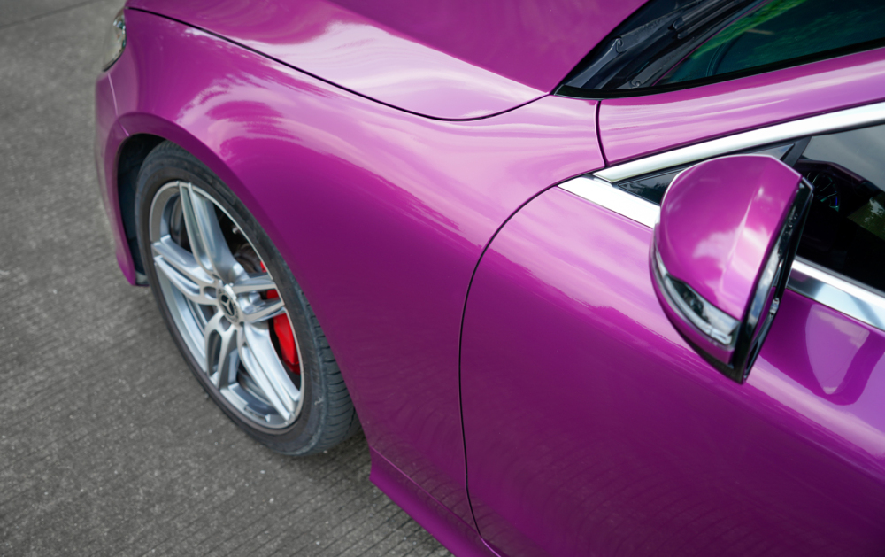 TOPCAR Original Paint Series Berry Purple PET Vinyl Wrap Film