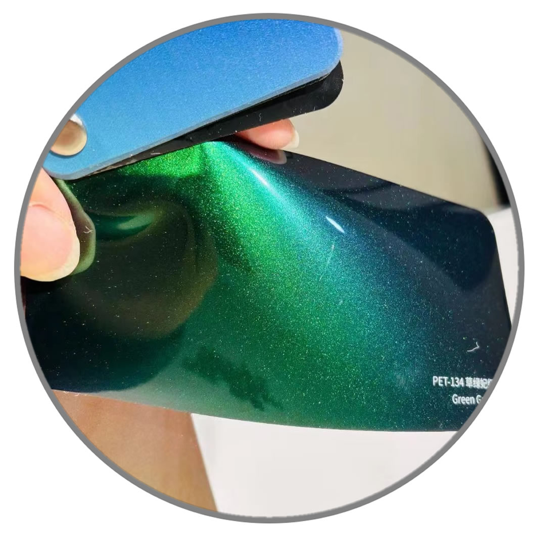 TOPCAR Original Paint Series Green Galaxy PET Vinyl Wrap Film