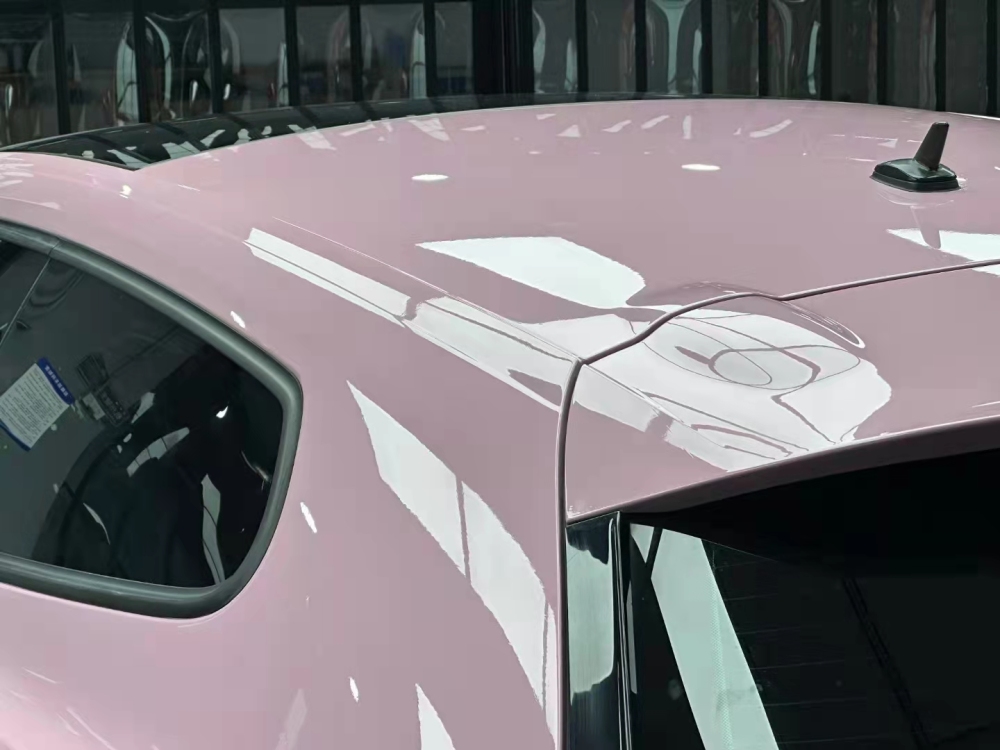 TOPCAR Original Paint Series OOLONG Milk Tea Pink PET Vinyl Wrap Film