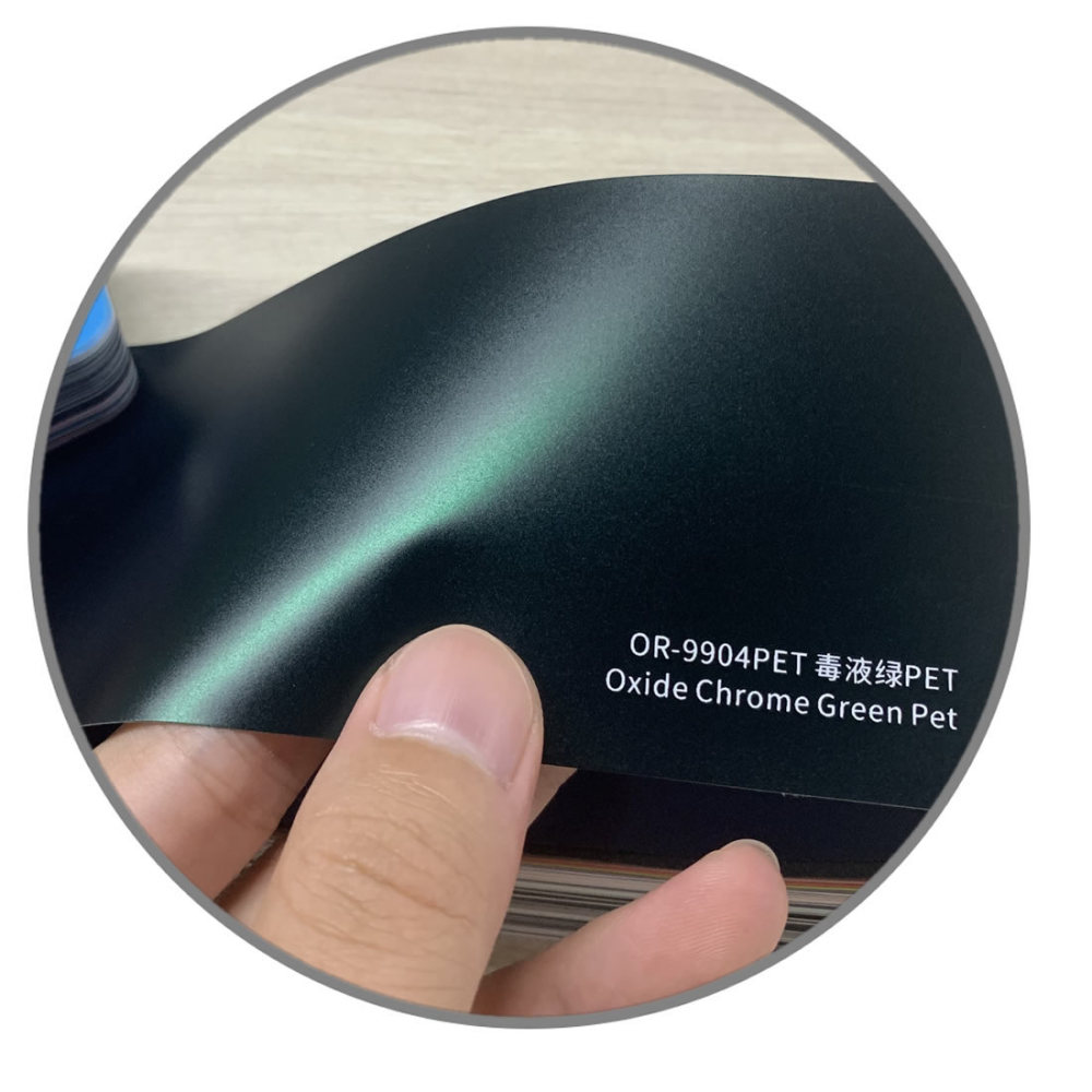TOPCAR Oxide Chrome Green Vinyl Wrap Film