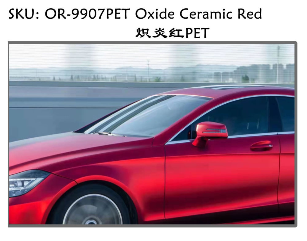 TOPCAR Oxide Ceramic Red Vinyl Wrap Film