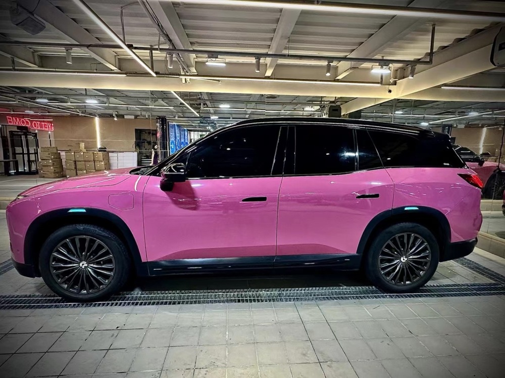 TOPCAR Gloss Plum Magenta PET Vinyl Wrap Film