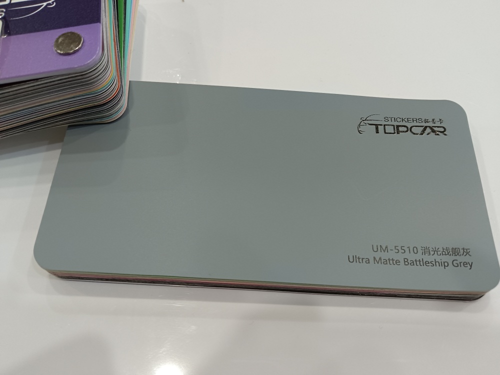 TOPCAR Battleship Gery Vinyl Wrap Film