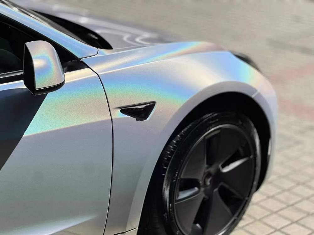 TOPCAR Diamond Laser White Wrap Film