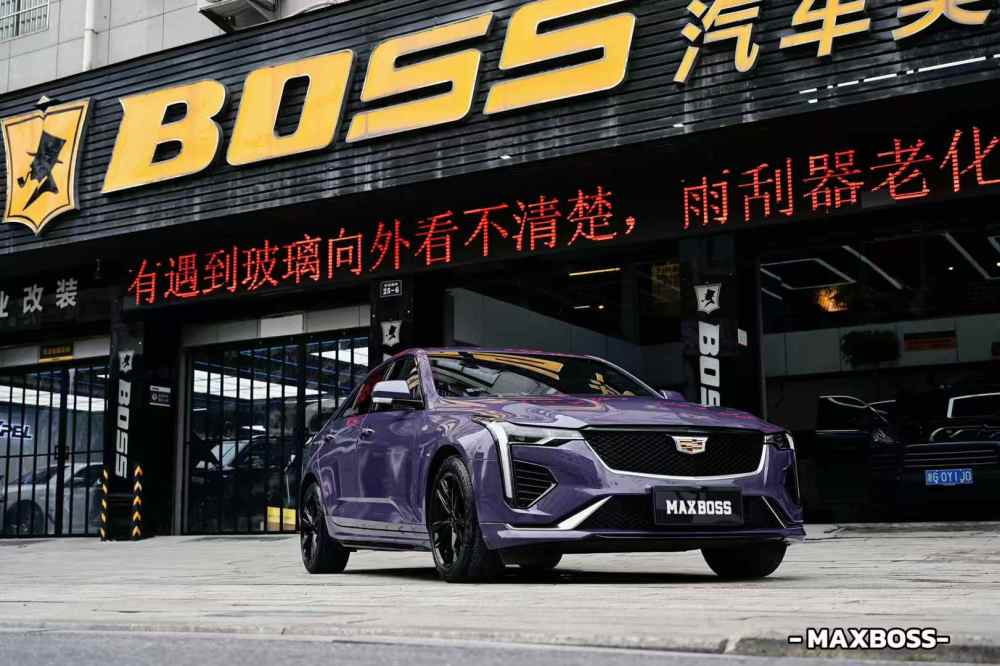 TOPCAR Mist  Purple PET Vinyl Wrap Film