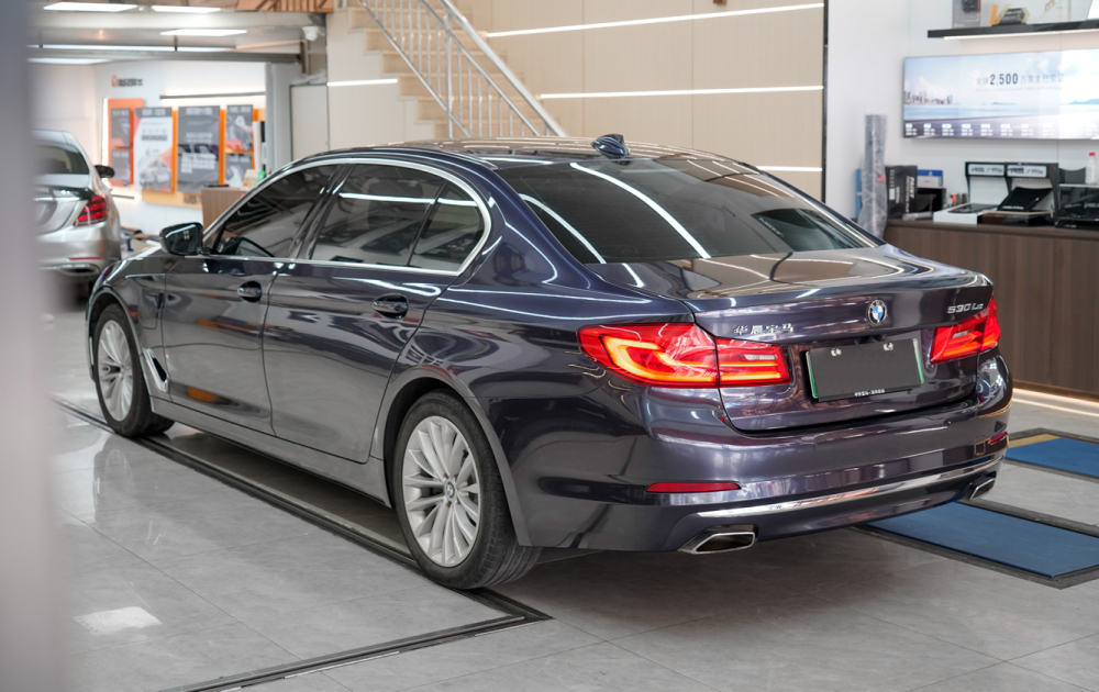 TOPCAR Original Paint Series Carbon Grey Blue PET Vinyl Wrap Film