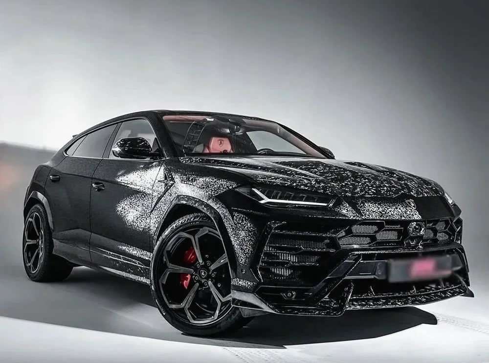 TOPCAR PET Forged Carbon Universe Texture Car Vinyl Wrap Film