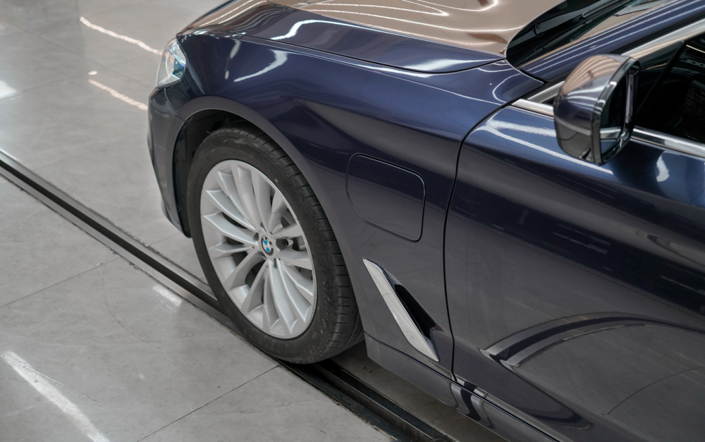 TOPCAR Original Paint Series Carbon Grey Blue PET Vinyl Wrap Film