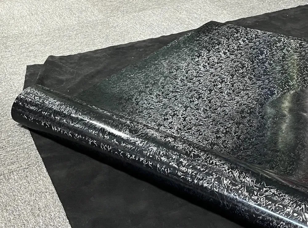 TOPCAR PET Forged Carbon Universe Texture Car Vinyl Wrap Film