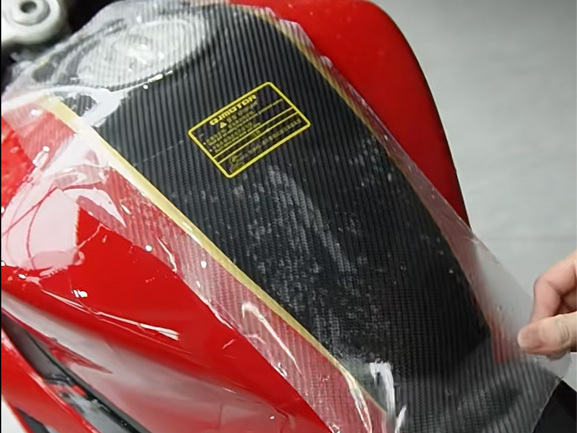 TPU Transparent Carbon Fiber Enhance TPU Wrap Film & Car Vinyl Film Protection
