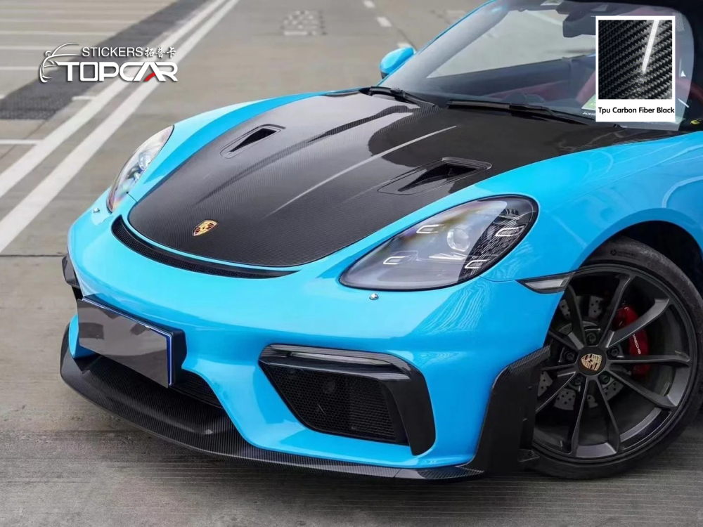 High-Quality TPU Carbon Fiber Black for PPF Car Wrap Vinyl Film and PPF Car Body Vinyl