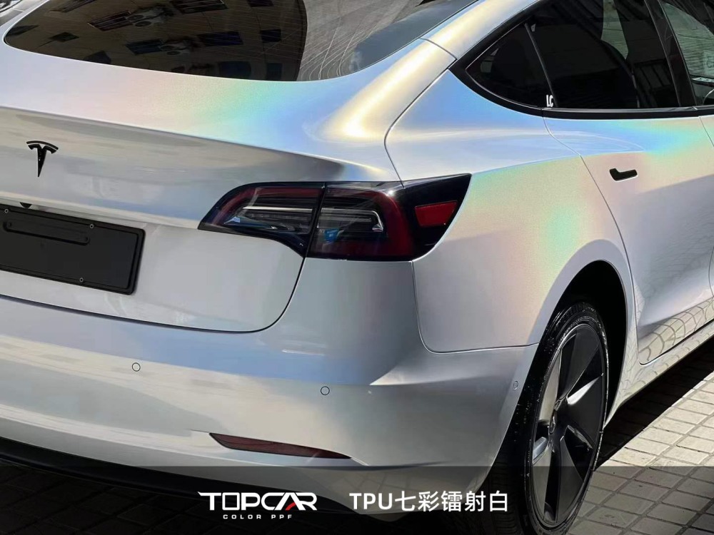TPU Diamond Laser White PPF Car Wrap Vinyl Film – Ultimate Shine & Paint Protection