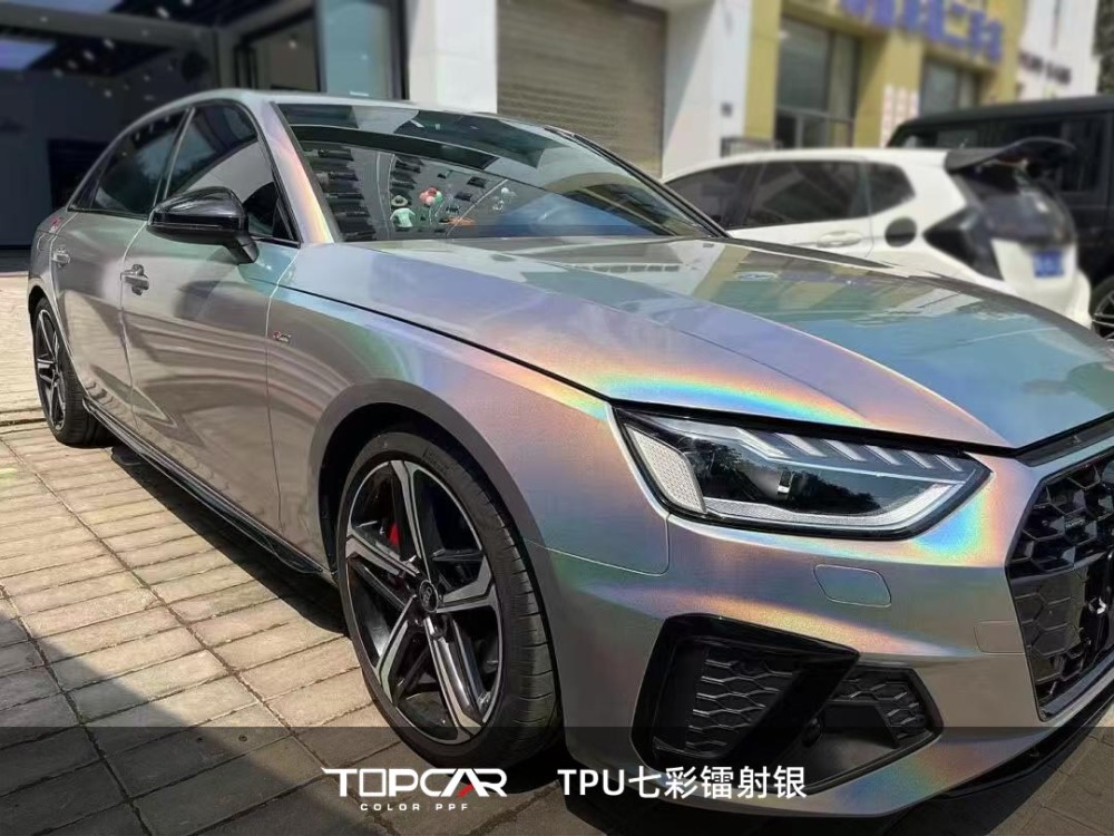 TPU Diamond Laser Silver: Sleek Protection with PPF Car Wrap Vinyl Film