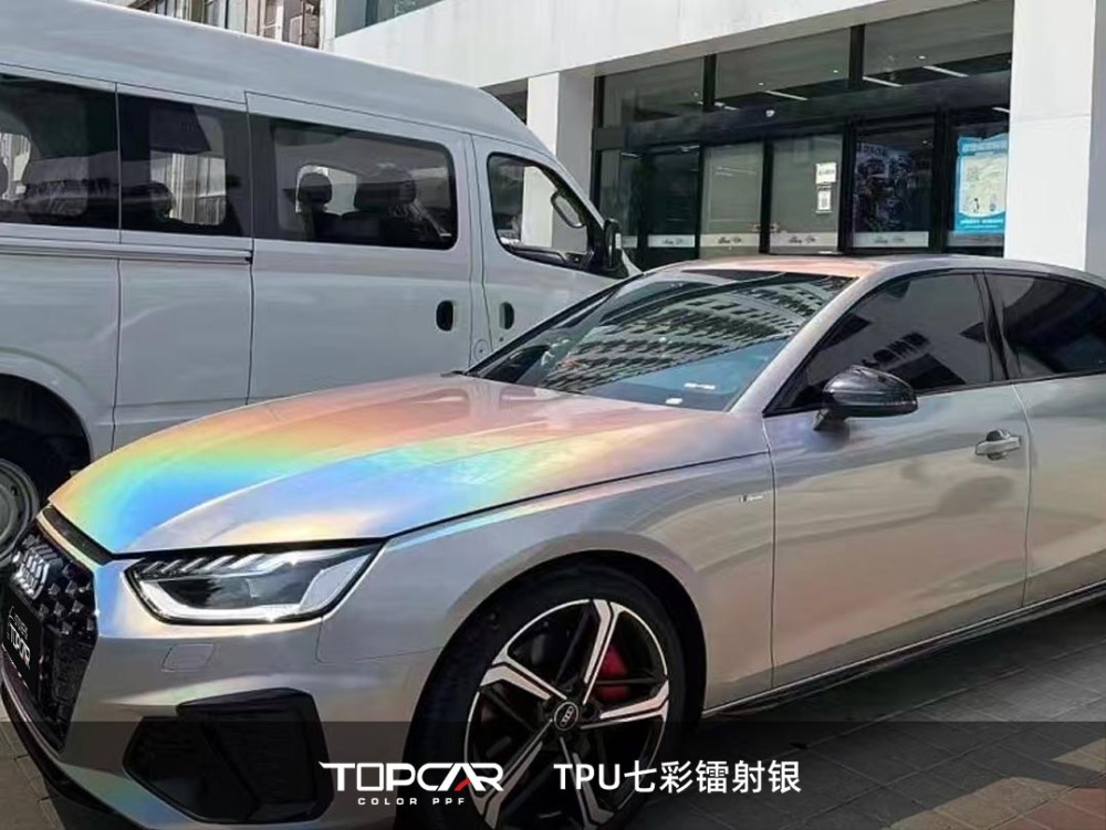 TPU Diamond Laser Silver: Sleek Protection with PPF Car Wrap Vinyl Film