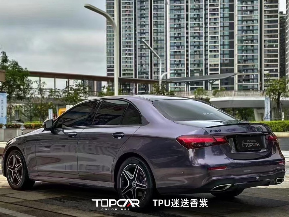 TPU Grey Violet: Elevate Your Ride with Reflective Vinyl Wrap Magic