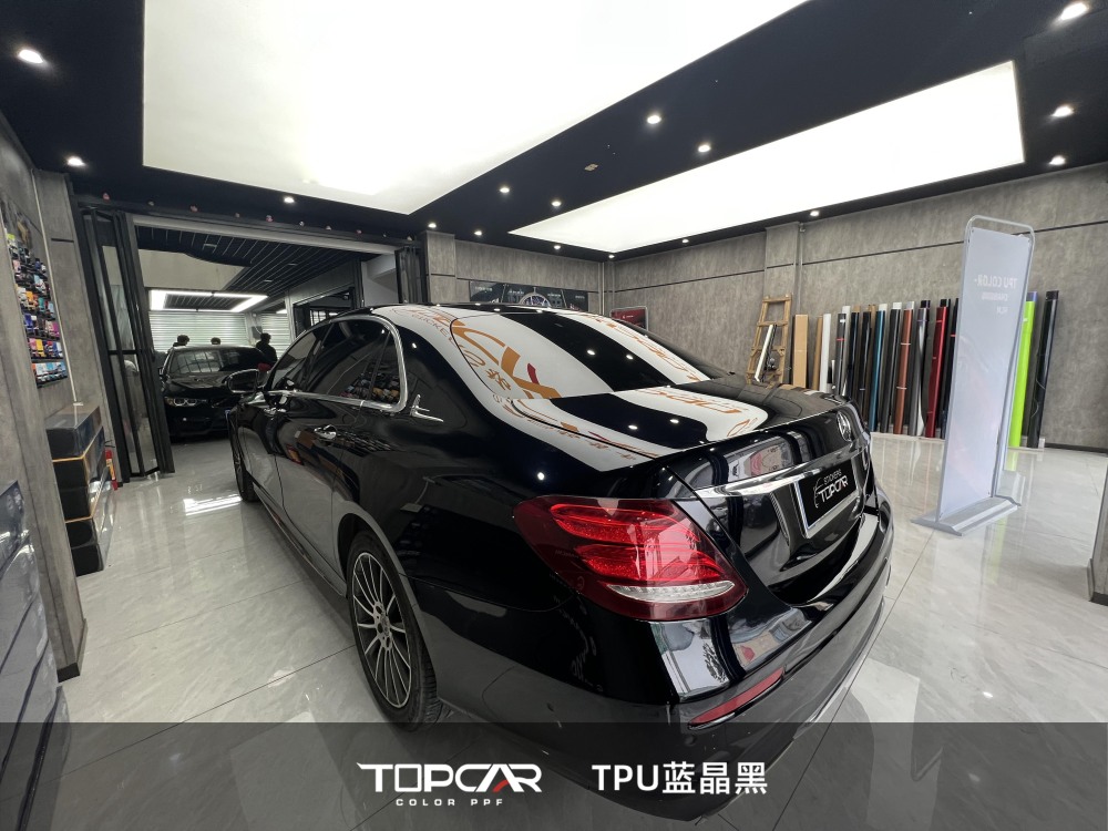 TPU Blue Crystal Black: Shine Brighter with Reflective PPF Car Wrap Vinyl Film
