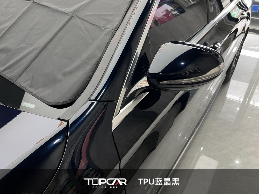 TPU Blue Crystal Black: Shine Brighter with Reflective PPF Car Wrap Vinyl Film