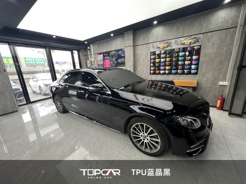 TPU Blue Crystal Black: Shine Brighter with Reflective PPF Car Wrap Vinyl Film