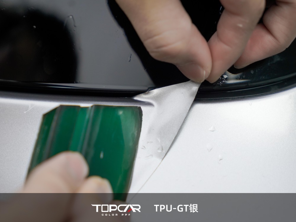 TPU GT Silver: Shine Brighter with Reflective PPF Car Wrap Vinyl Film