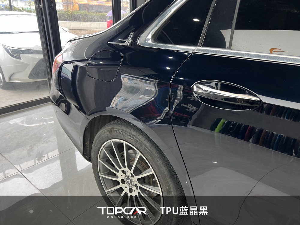 TPU Blue Crystal Black: Shine Brighter with Reflective PPF Car Wrap Vinyl Film