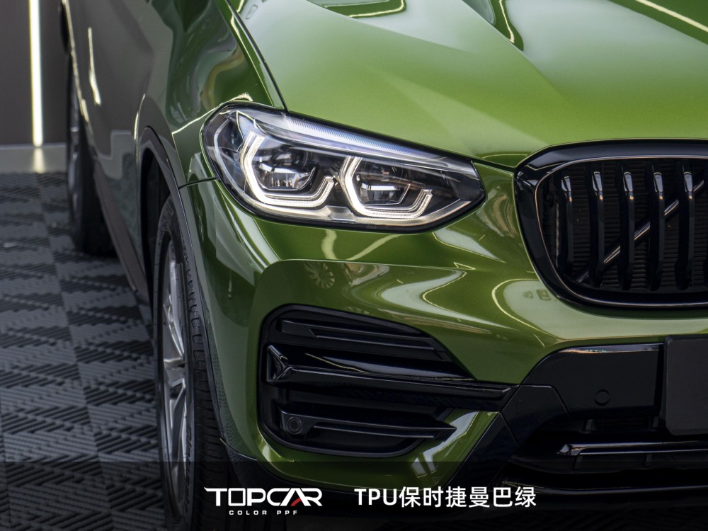 TPU Mamba Green: High-Quality PPF Car Wrap & Reflective Vinyl Vehicle Sticker