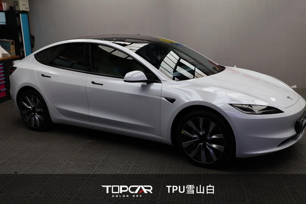 TPU Metallic Glossy White PPF Car Wrap Vinyl Film - High-Quality Vehicle Wrap Material Discover our premium TPU Meta