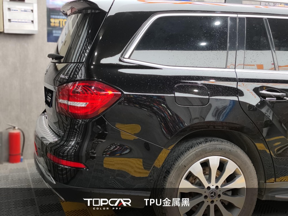 TPU Satin Metallic Glossy Black: High-Quality PPF Car Wrap & Reflective Vinyl Sticker