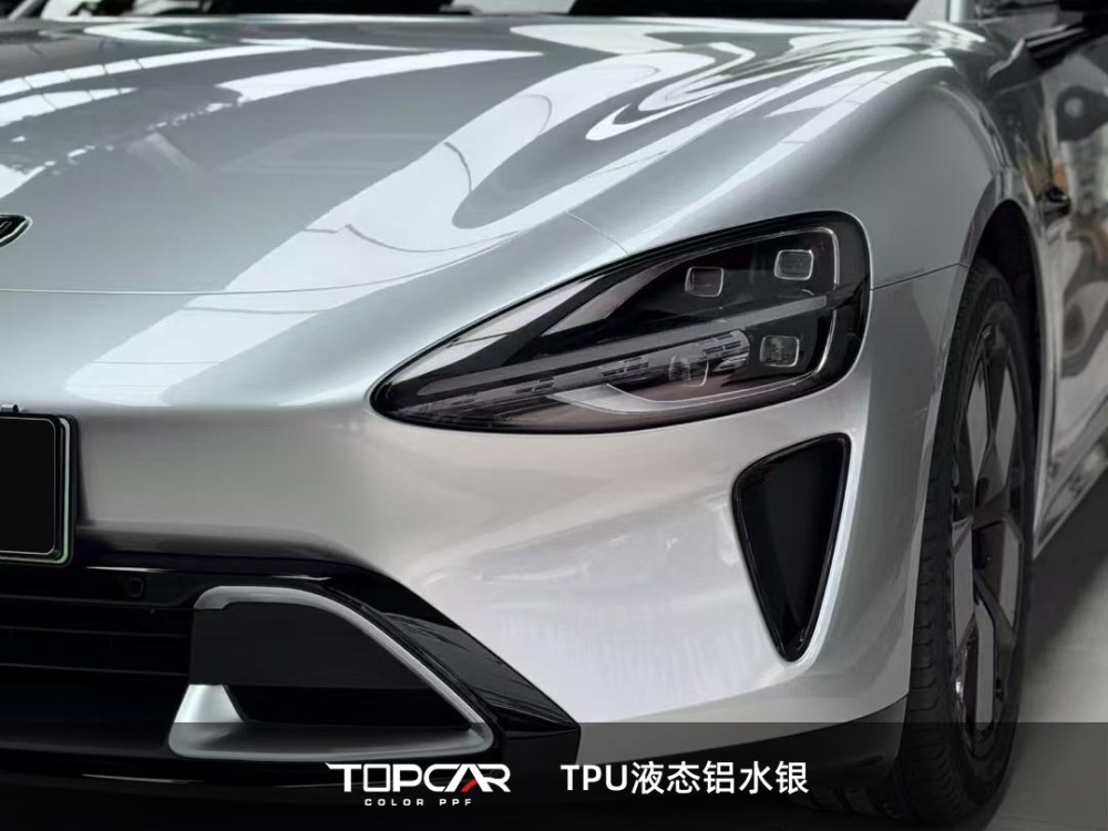 TPU Liquid Metal Aluminum Silver: Premium PPF & Vinyl Vehicle Wrap Material for Stunning Finishes