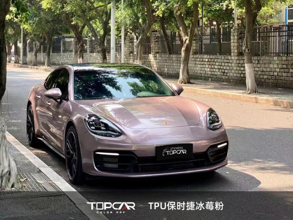 TPU Satin Metallic Glossy Ice Berry: Premium PPF Car Wrap Vinyl Film for Stunning Vehicle Protection