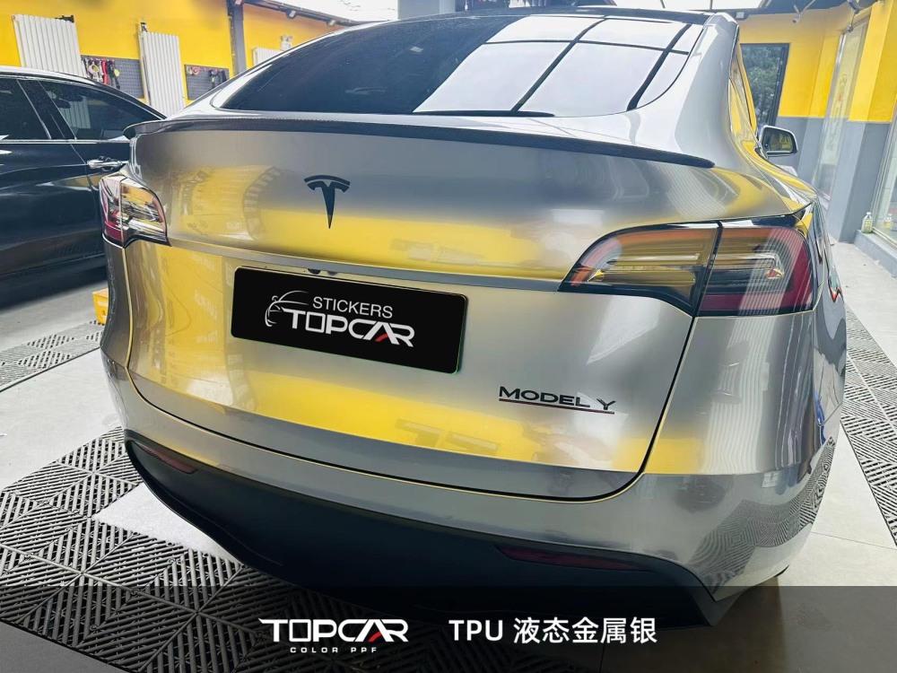 TPU Liquid Metal Silver: Premium PPF Car Wrap Vinyl Film for Durable Vehicle Protection