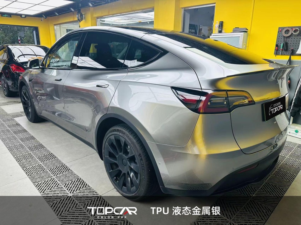 TPU Liquid Metal Silver: Premium PPF Car Wrap Vinyl Film for Durable Vehicle Protection