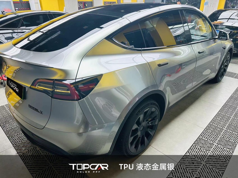 TPU Liquid Metal Silver: Premium PPF Car Wrap Vinyl Film for Durable Vehicle Protection