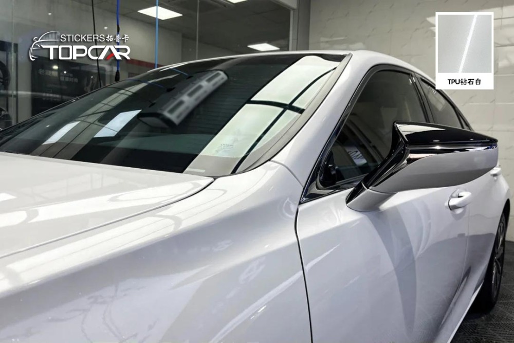 TPU Diamond Crystal White PPF Car Wrap Vinyl Film – Top-Grade Vehicle Wrap Material