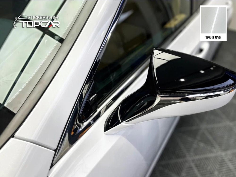 TPU Diamond Crystal White PPF Car Wrap Vinyl Film – Top-Grade Vehicle Wrap Material