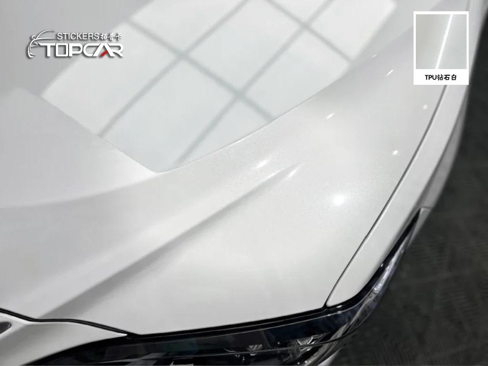 TPU Diamond Crystal White PPF Car Wrap Vinyl Film – Top-Grade Vehicle Wrap Material