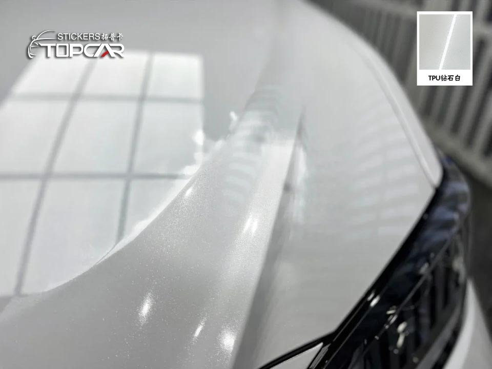 TPU Diamond Crystal White PPF Car Wrap Vinyl Film – Top-Grade Vehicle Wrap Material