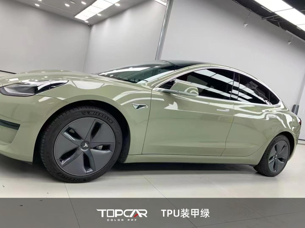 TPU Armor Green: Tough Gloss for Your Vehicle